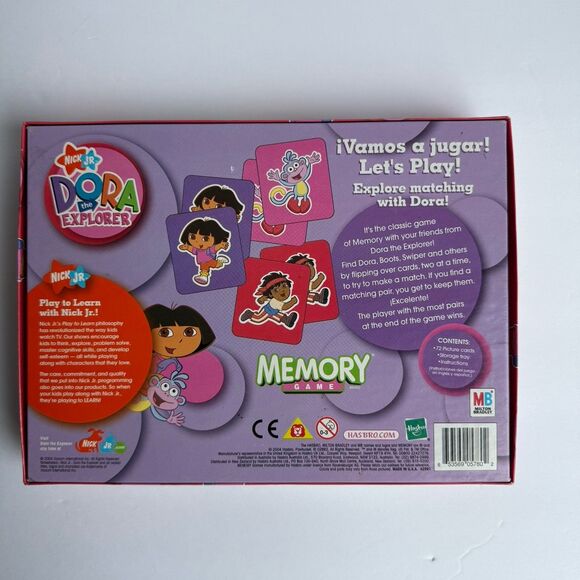 Y2K Dora the Explorer Memory Game Milton Bradley Age 3+ Family Fun Gift Nick Jr. - Picture 4 of 4